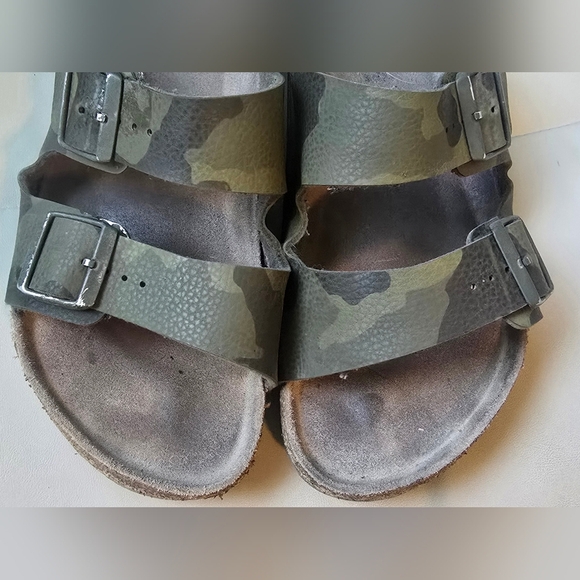 Birkenstock Sandals ArizonaDesert Soil Camo Green Mens Size 9-9.5 (42) - Picture 3 of 9